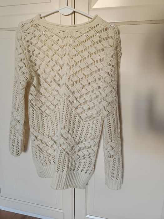 Sweter damski ażurowy