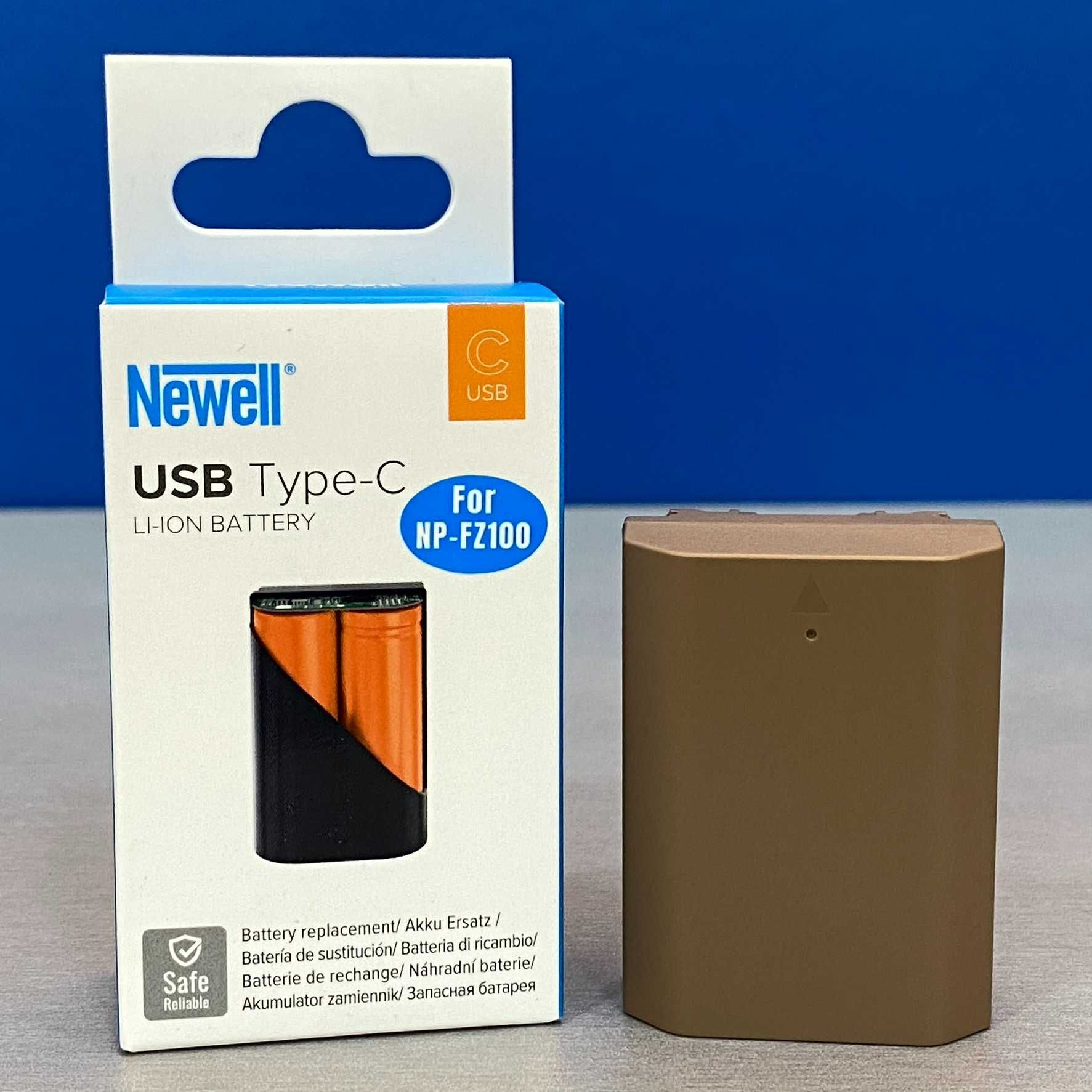 Bateria Newell USB Type-C - Sony NP-FZ100 (Sony A7 III/ Sony A7 IV)
