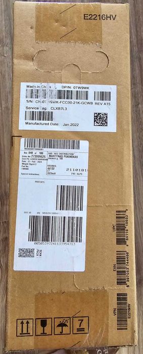 NOWY Monitor DELL E2216HV 21,5'' Full LED HD 1920x1080