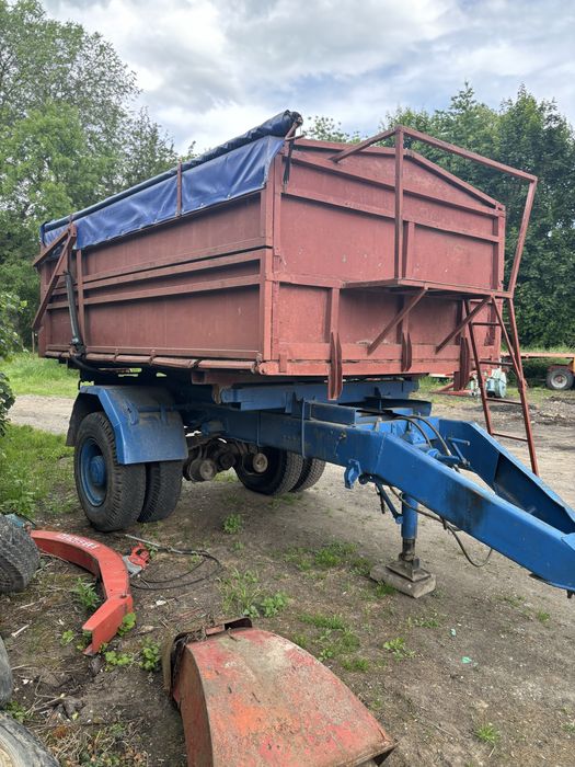 Przyczepa 1 osiowa wywrotka 8t