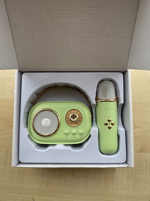 Bluetooth колонка для караоке з мікрофоном для дітей та дорослих