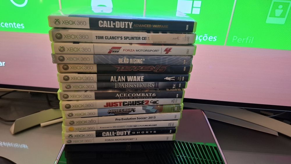 Xbox 360 320Gb + Jogos