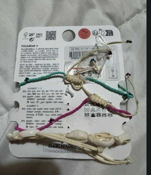 3 Pulseiras tornozelo