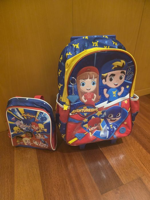 Conjunto mochila e lancheira Luccas Neto