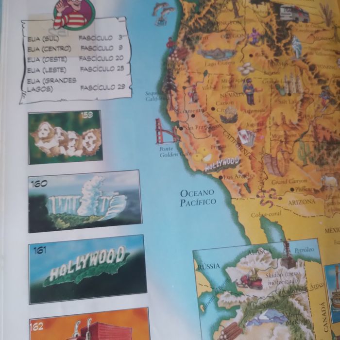 Caderneta completa + 37 fascículos - O Mundo de Wally