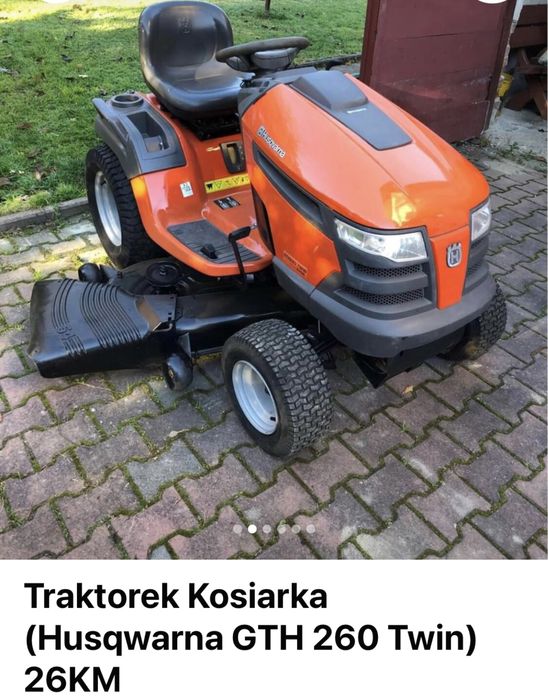 Kosiarka traktorek Husqvarna GTH 260 twin 26bhp