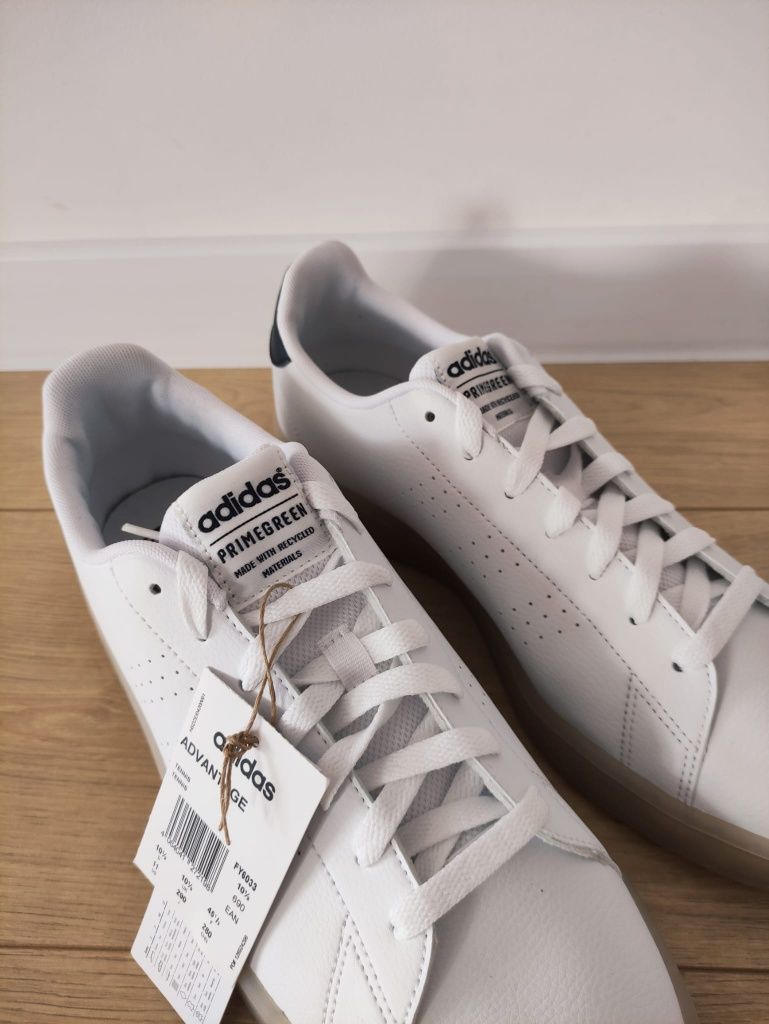 Adidas Advantage FY6033 Białe 45⅓ Nowe Meskie