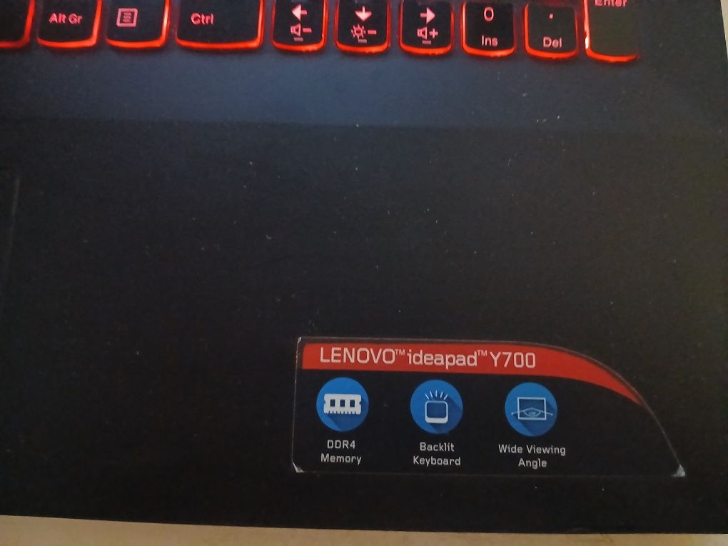 Portátil Lenovo Y700 gamimg