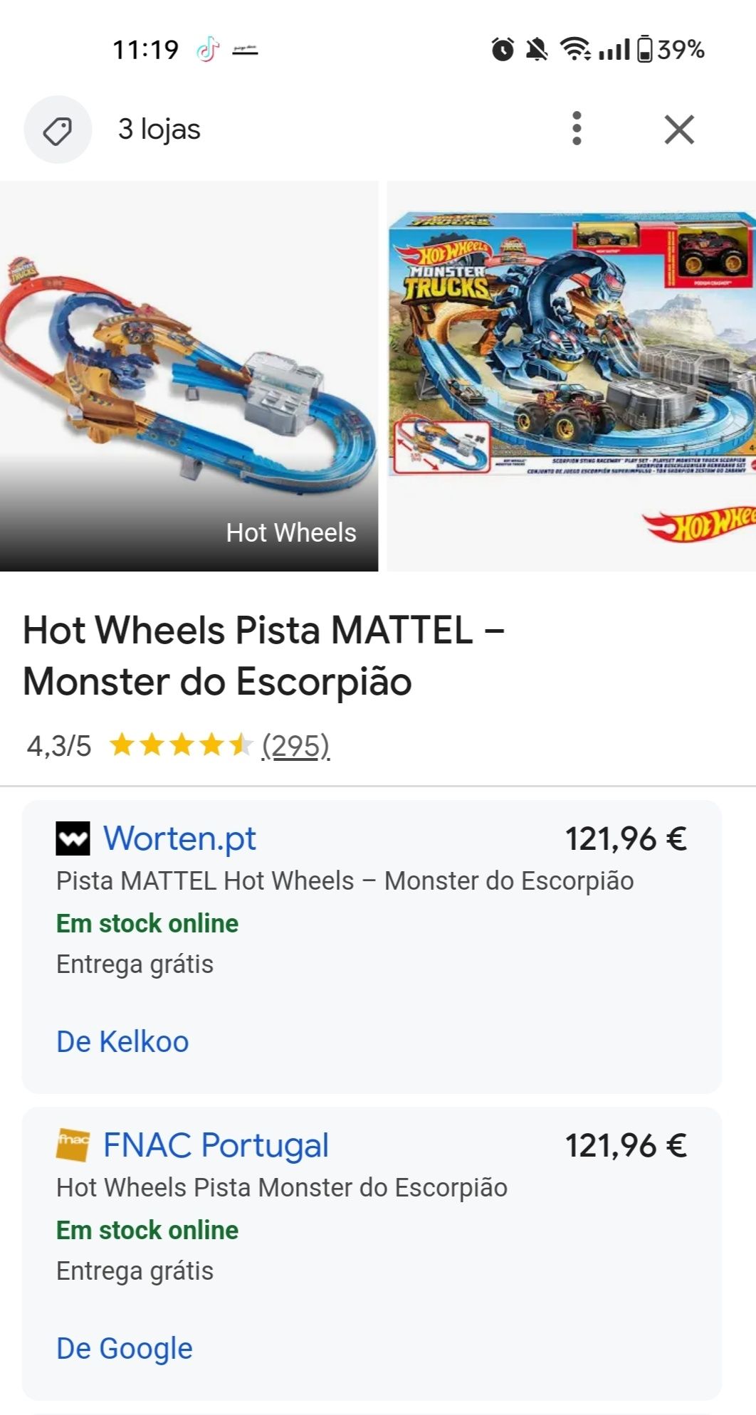 Pista escorpião hot whells Monster truck