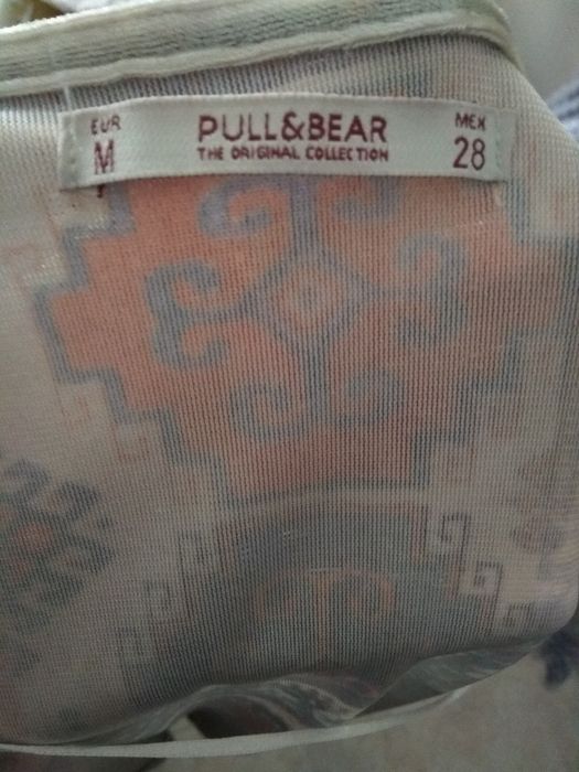 Casaco Pull & Bear com franjas nr. 28 tamanho M - NOVO