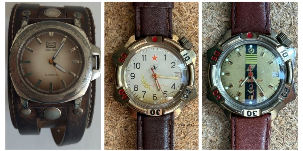 Часы механические не на ходу. Генеральские. Marc Ecko