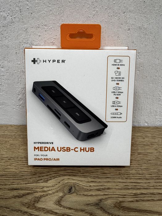 USB-хаб Hyper HyperDrive 6-in-1 USB Type-C Media Hub Silver