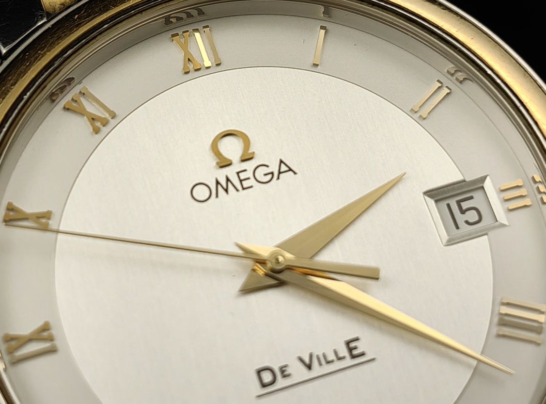 Piękna Omega De Ville Prestige 18K