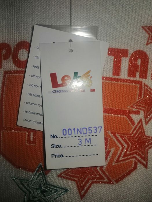 Komplet dresowy nowy niemowlęcy  rozmiar 3 M