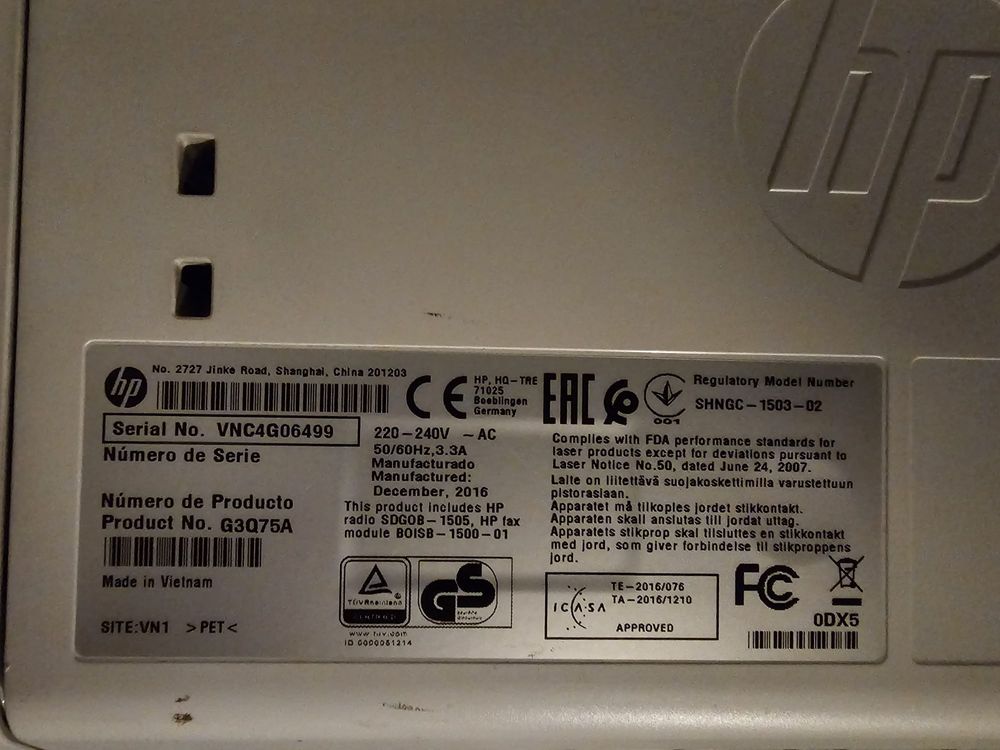 Drukarka HP Laser Jet Pro M227fdw