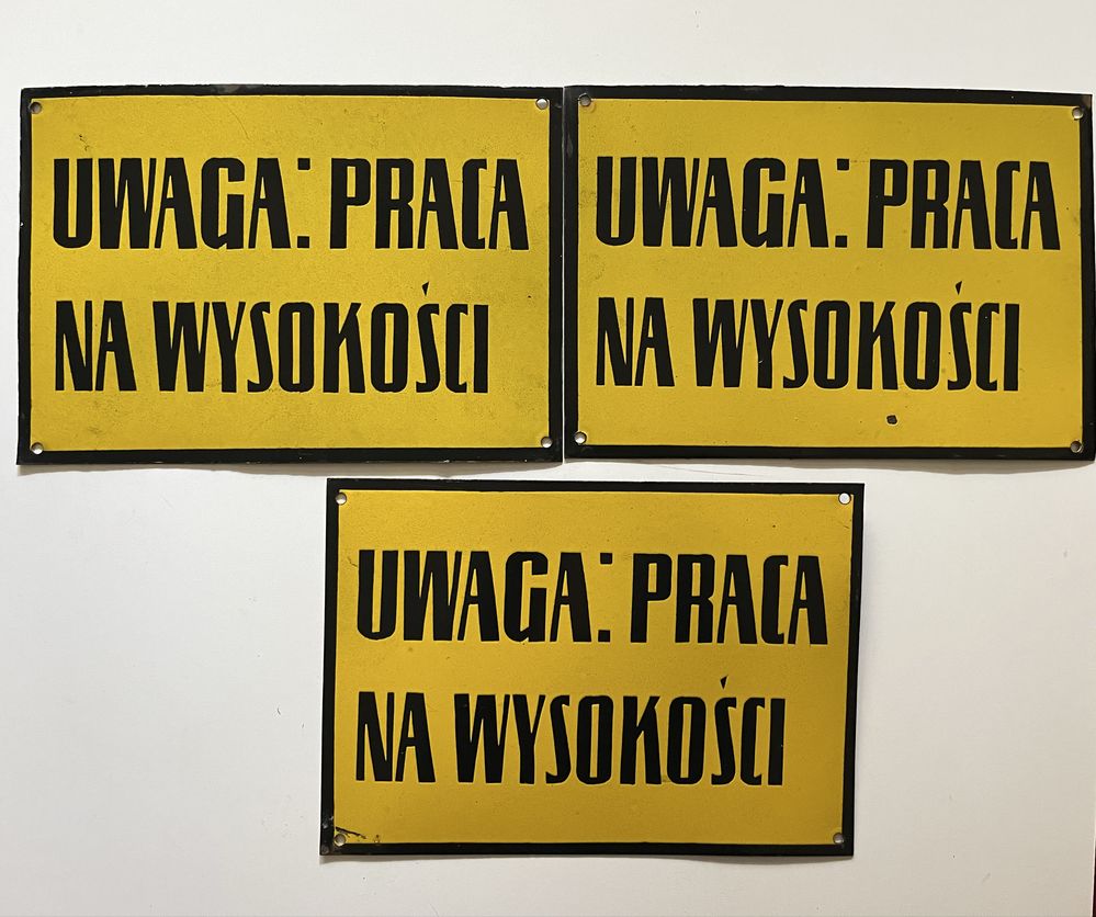 Tablica informacyjna PRL