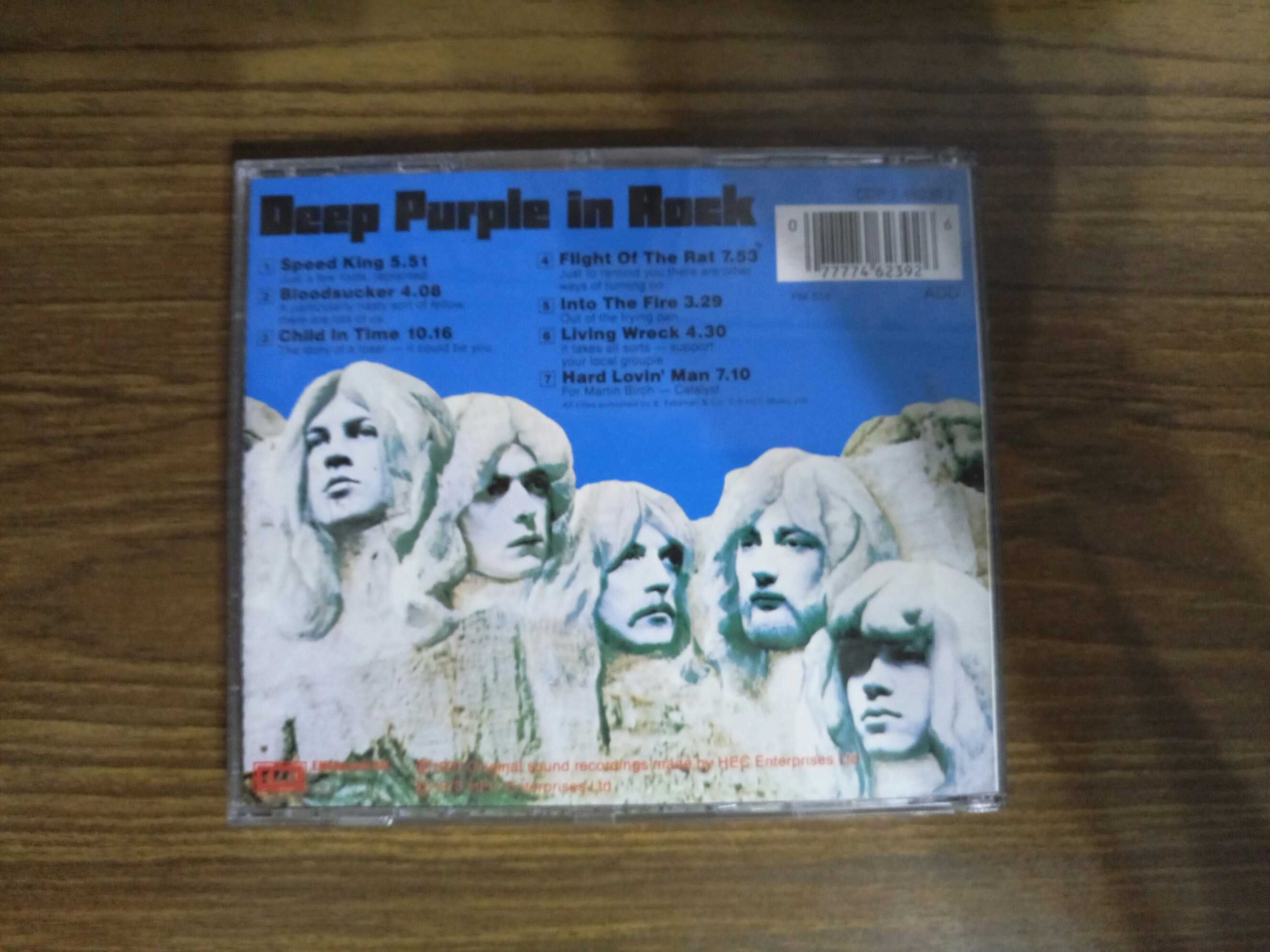 Фирменный диск Deep Purple in Rock