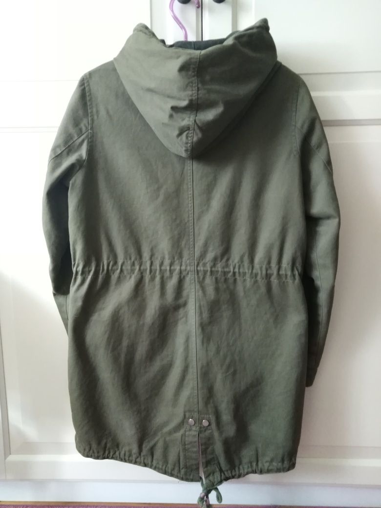 Kurtka parka dziewczęca 100% bawełna  roz. 152/158