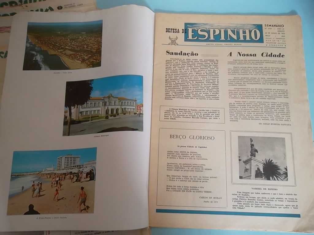 Lote de Jornais de 1973 - ESPINHO - e Álbum Fotográfico