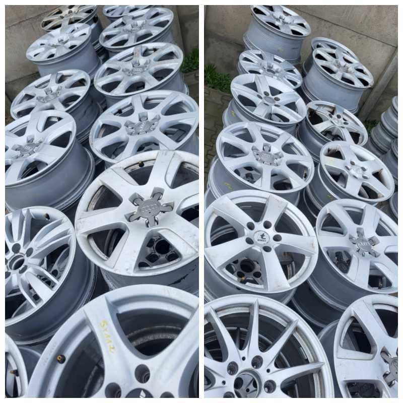 Alufelgi 15" 16" 17" 18" cali alusy 200 kpl Audi Skoda VW Opel Ford