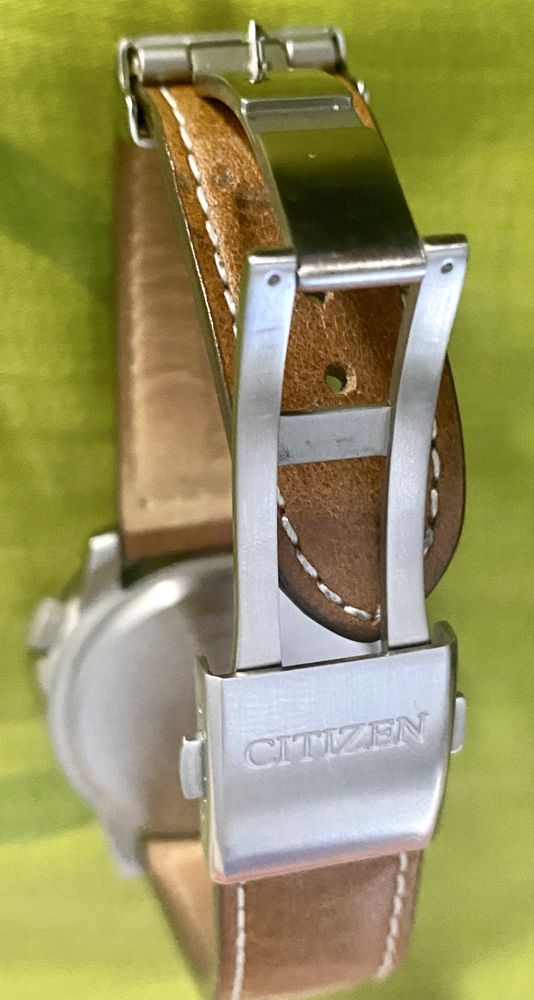 Relogio Citizen Pilot cronografo Eco Drive ,45 mm ,lindo