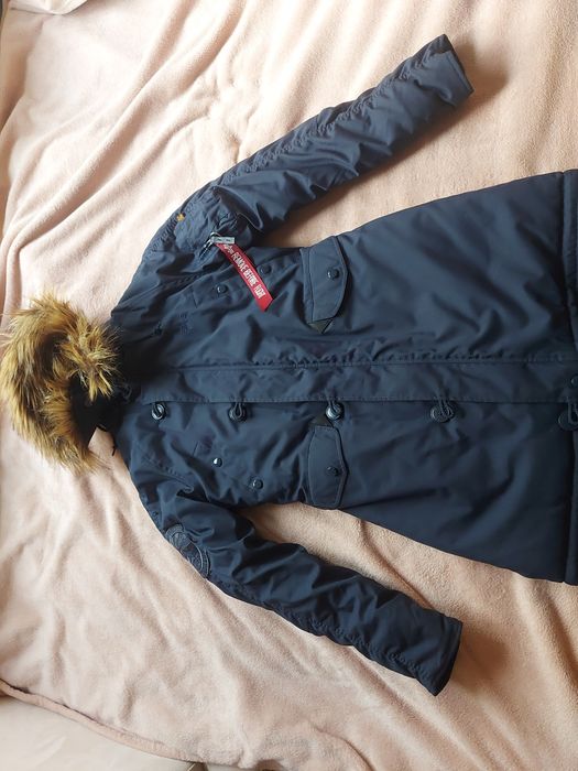 Alpha Industries N-3B Parka granatowa size L alaska  Nowa
