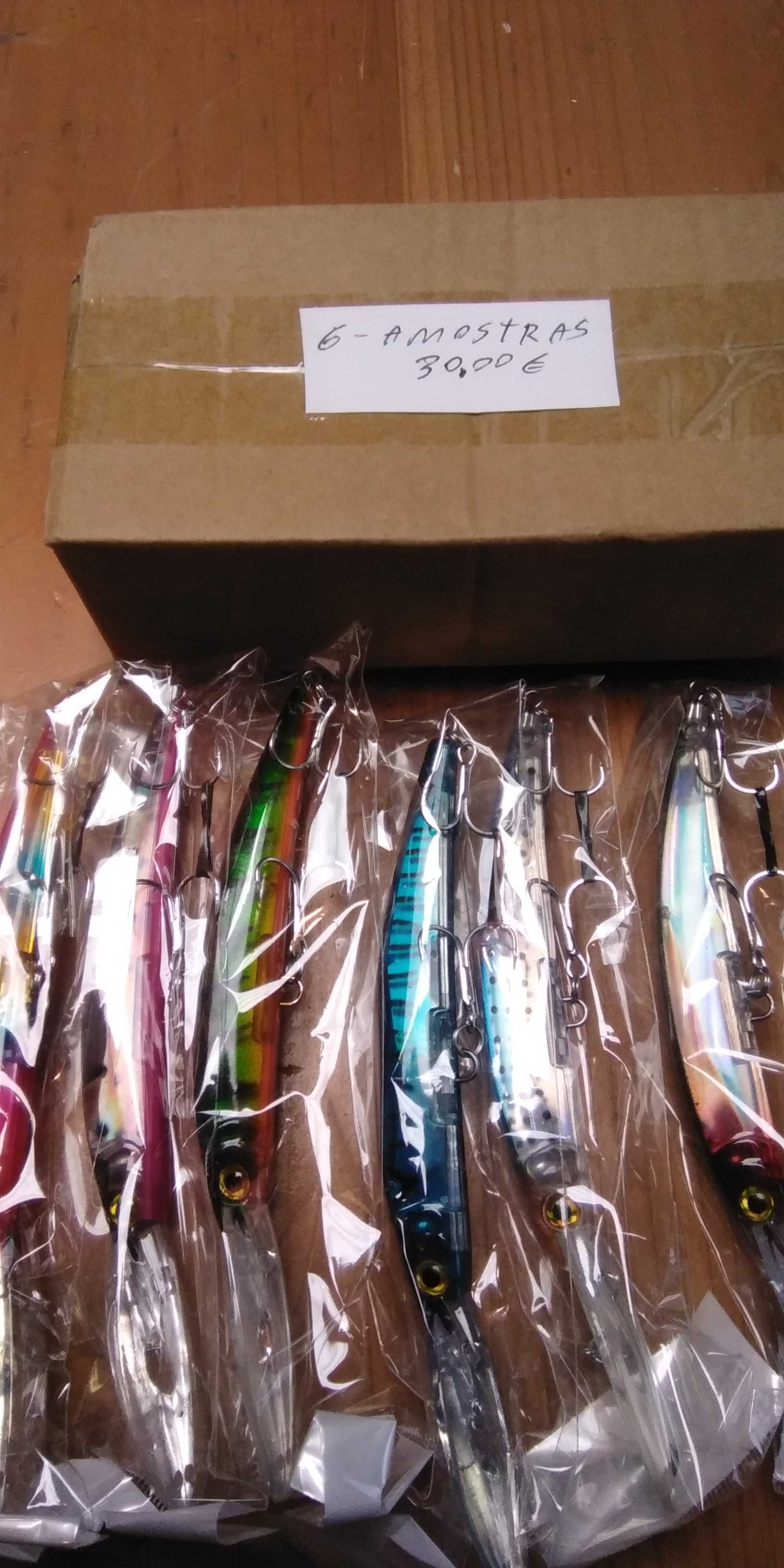Material de pesca, as informações e preços estão nas fotos .