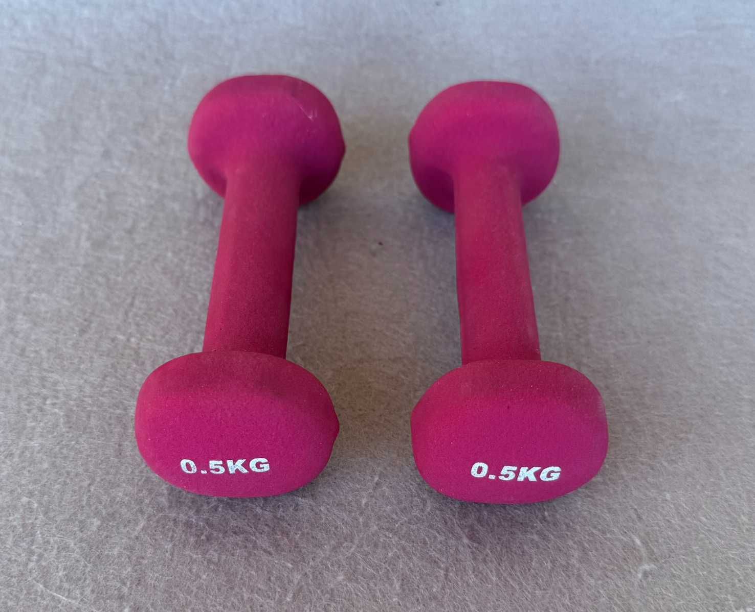 Halteres de fitness - 0,5kg x 2 - NOVOS