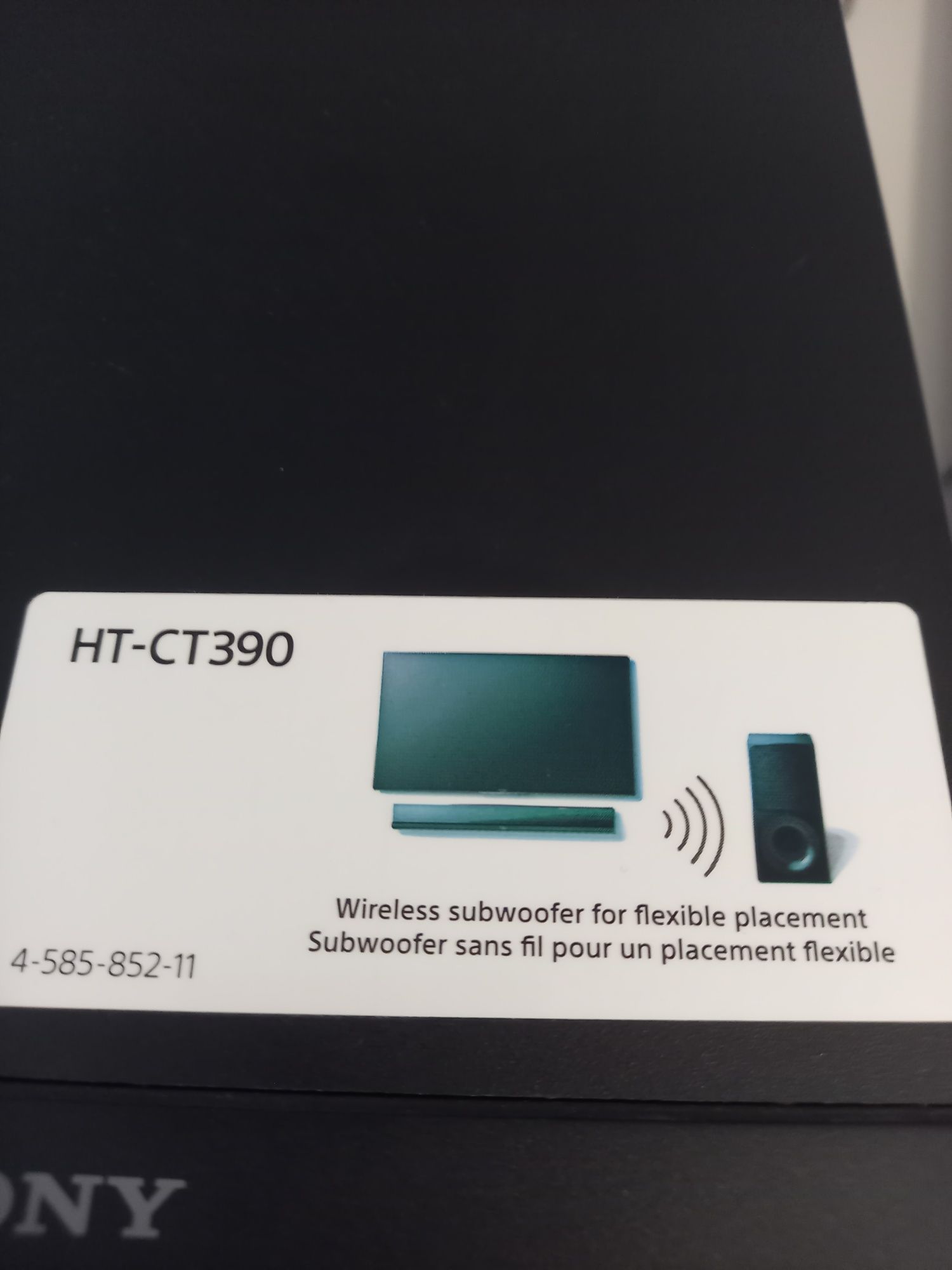 Głośnik z Subooferem HT-CT390