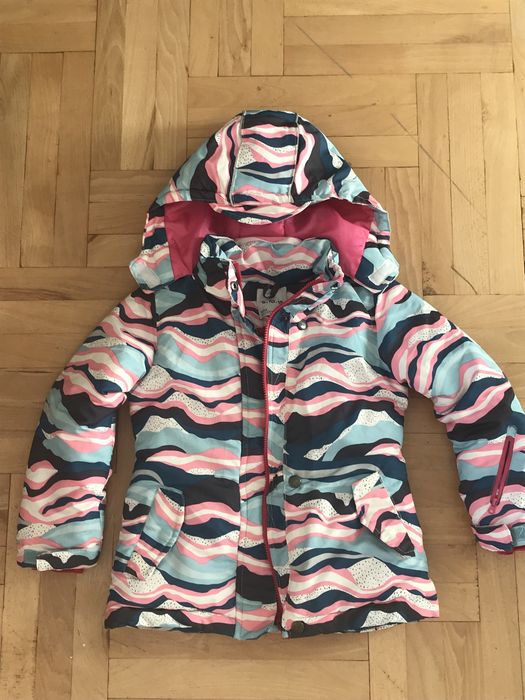 Kurtka zimowa narciarska 5-10-15 rozmiar 122 dla dziewczynki