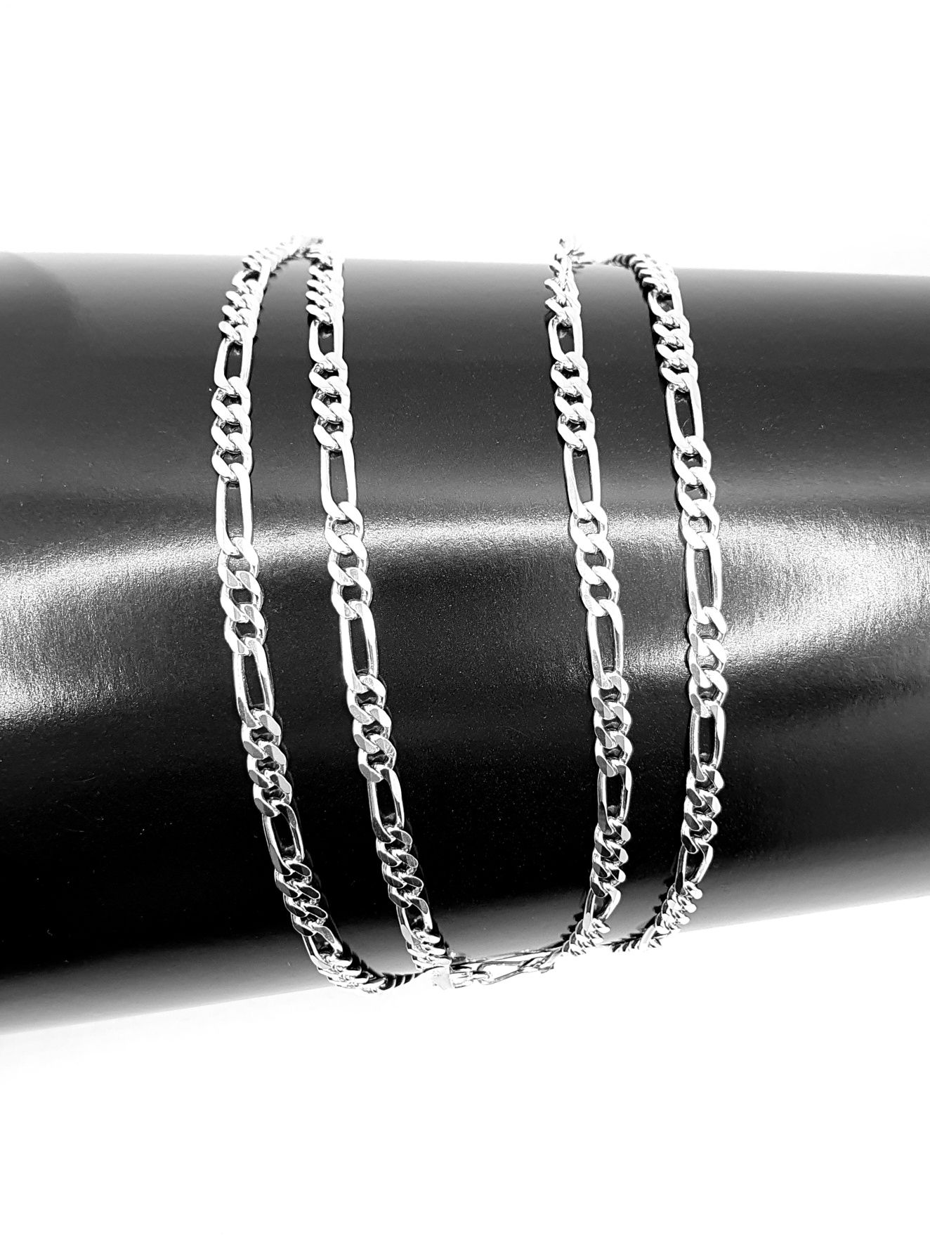 Łańcuszek srebrny pr.925 55cm/3,5mm figaro