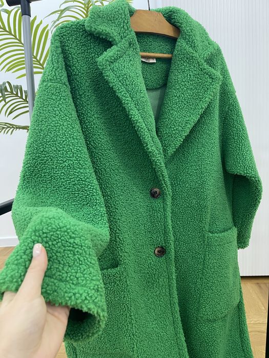 Зелене пальто осінь/зима