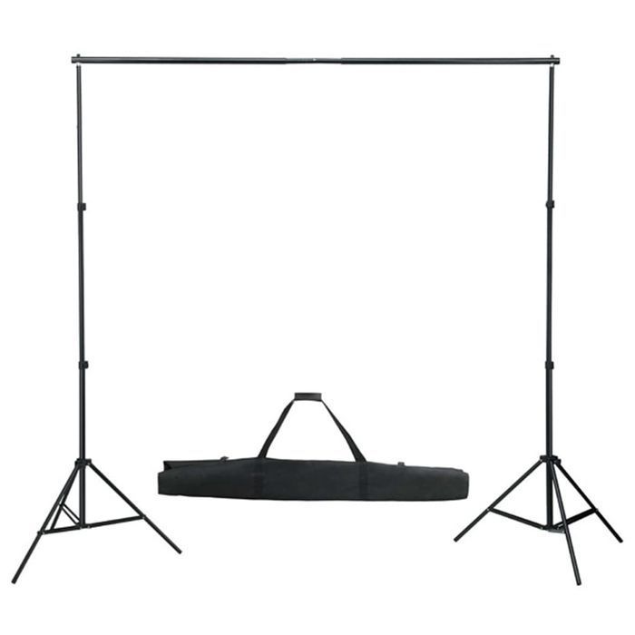 Vidaxl Fotograficzny Zestaw Studyjny Z Lampami Softbox I Tłem