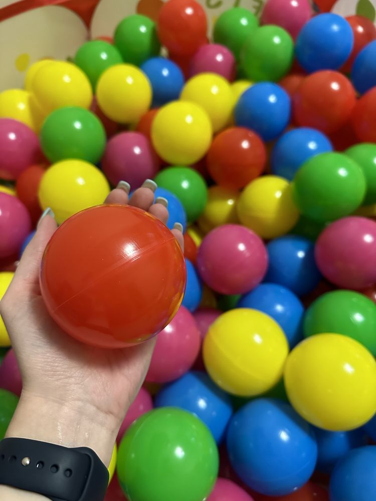Кульки для сухого басейну мʼячики мячик шарики для сухого бассейна
