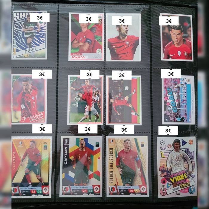 Cromos e Cartas Cristiano Ronaldo