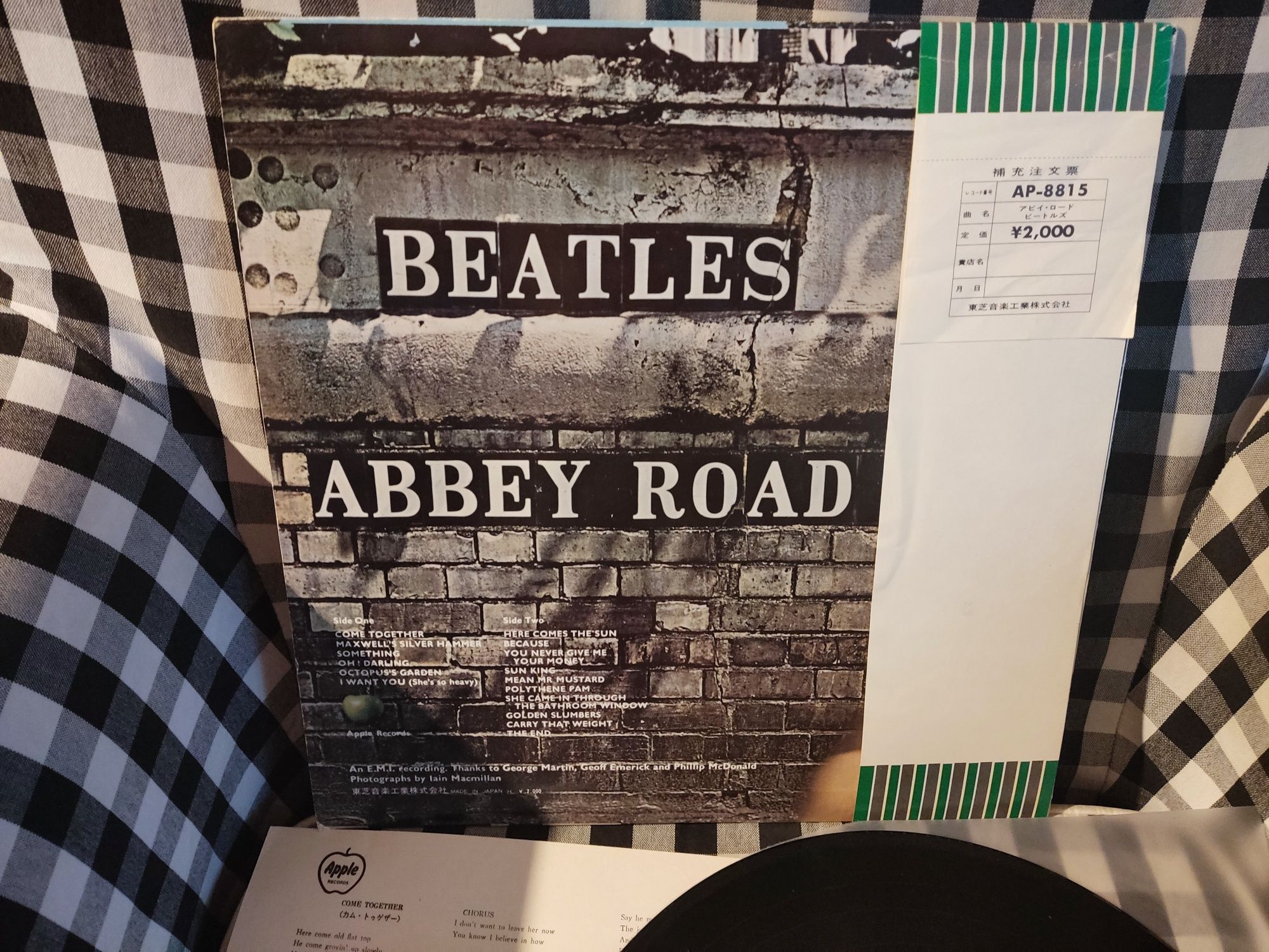 The Beatles Abbey road LP Japan NM kompletne wydanie