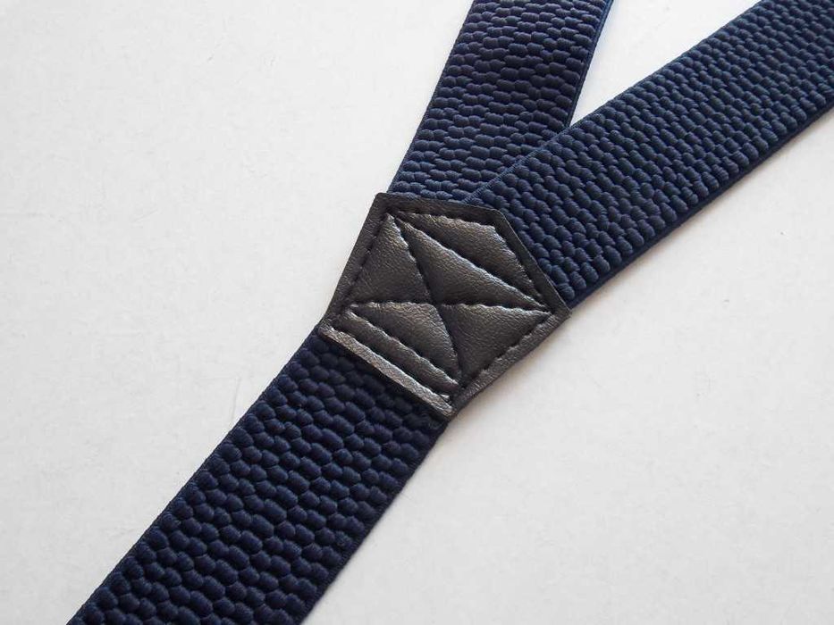 Подтяжки усиленные мужские широкие / підтяжки сині посилені чоловічі