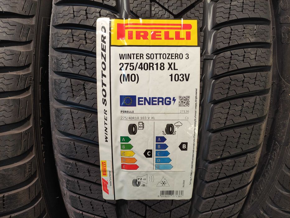 2x Opony zimowe Pirelli Winter SottoZero 3 275/40R18 103V XL