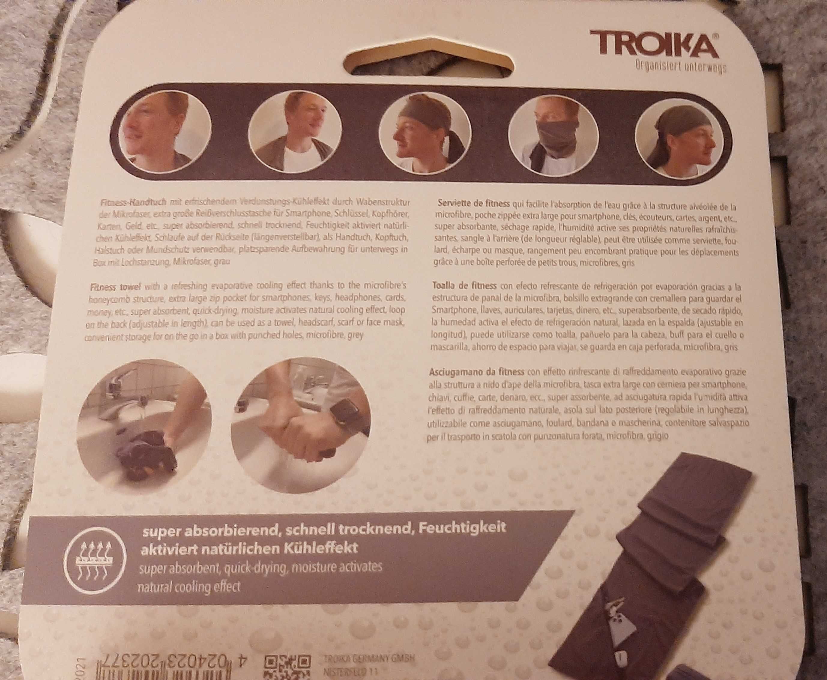 Ręcznik do ćwiczeń Cooling Towel TROIKA
