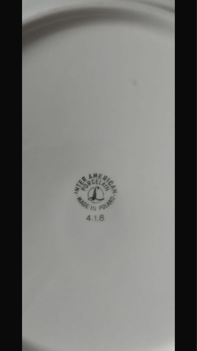 Zestaw 6 talerzy PRL