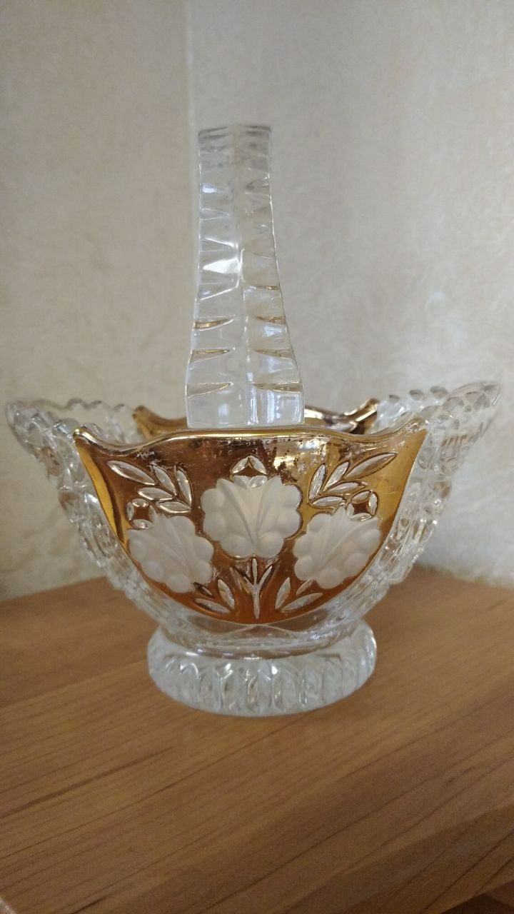 Конфетница Anna Hutte, вазы для конфет Walther-Glas
