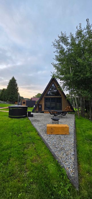 Domek 5 os. w Bieszczadach- balia jacuzzi na wyłączność bez limitu