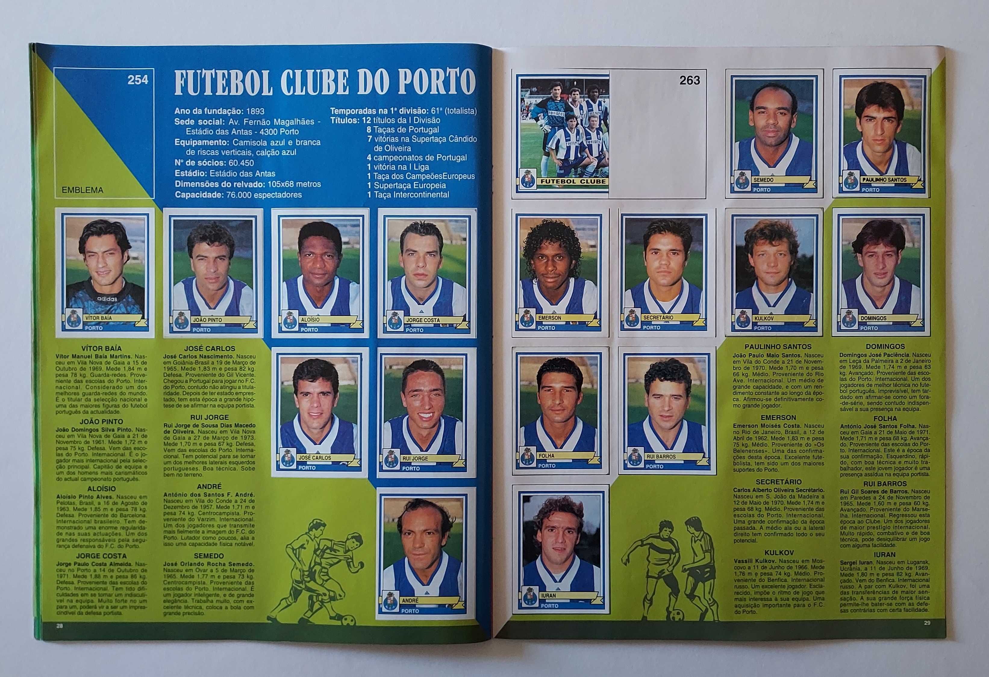 Cadernetas Futebol 1994/95, 2006/07 e 2007/08 - incompletas