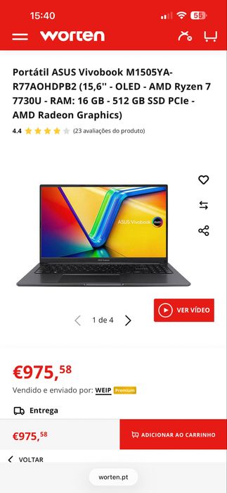 Asus Vivobook 15 OLED 2.8k 120hz