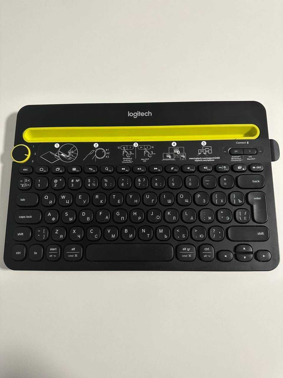 Клавиатура Bluetooth Logitech Multi-Device Keyboard K480
