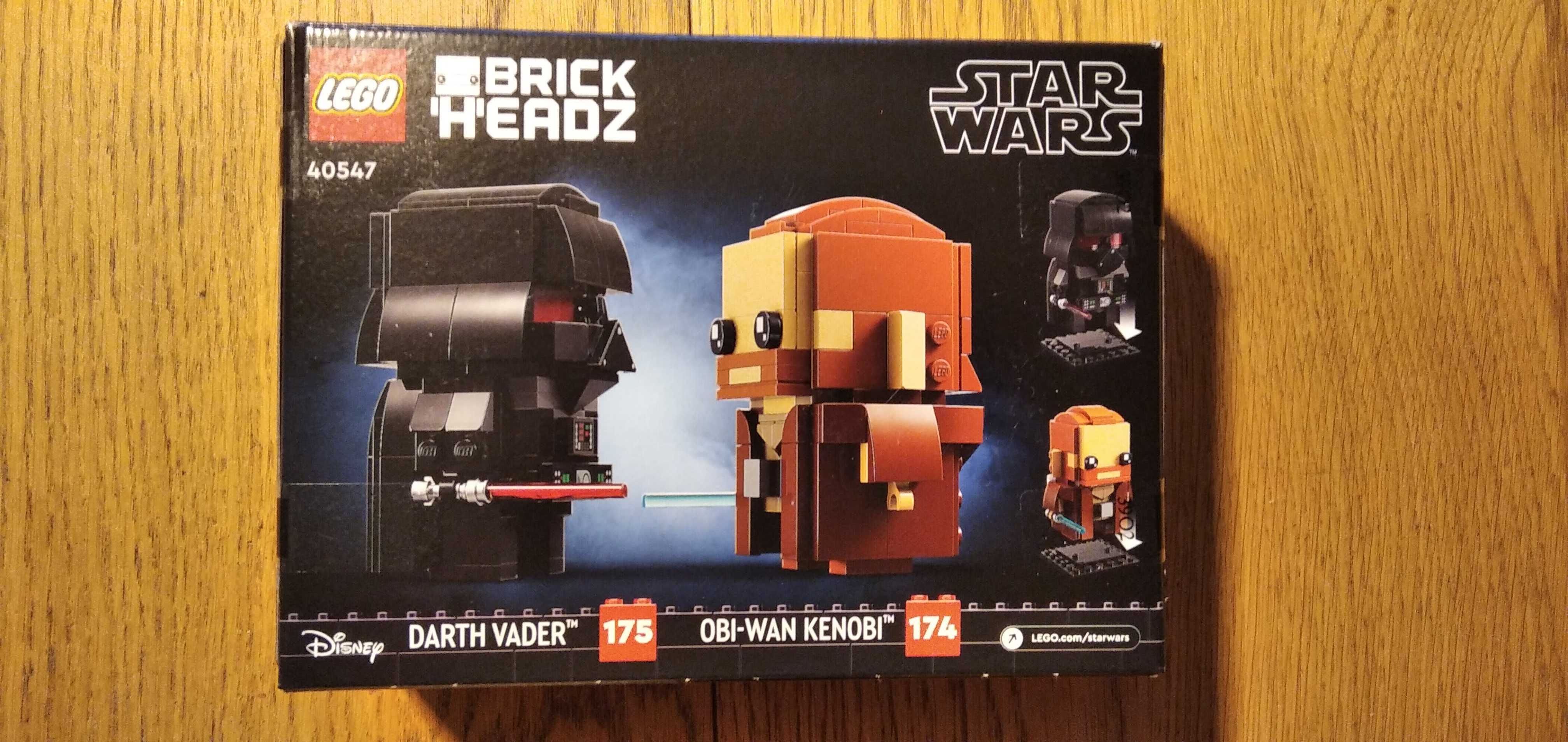 LEGO BrickHeadz 40547 - Obi-Wan Kenobi i Darth Vader