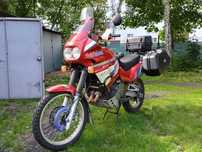 Yamaha XTZ 750 Super Tenere, czerwona, 1997 rok.