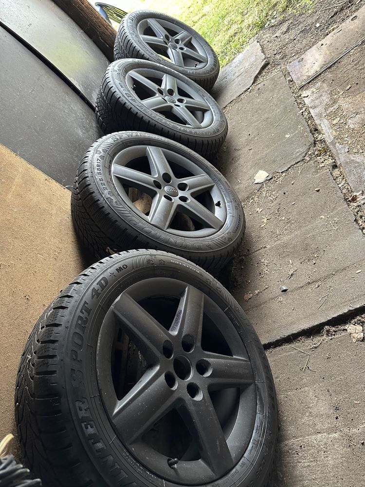 Alufelgi 5x112 Ronal 1136 + opony zimowe Dunlop 225/55 R17 Audi A6 C6