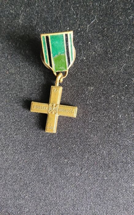 Medal miniatura Krzyż Partyzancki .