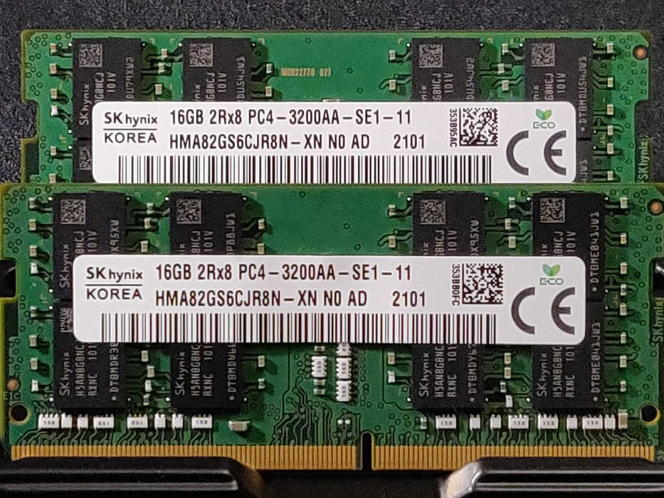 Память SK hynix DDR4 SO-DIMM 16 GB x 2 3200 MHz (32 GB) Корея